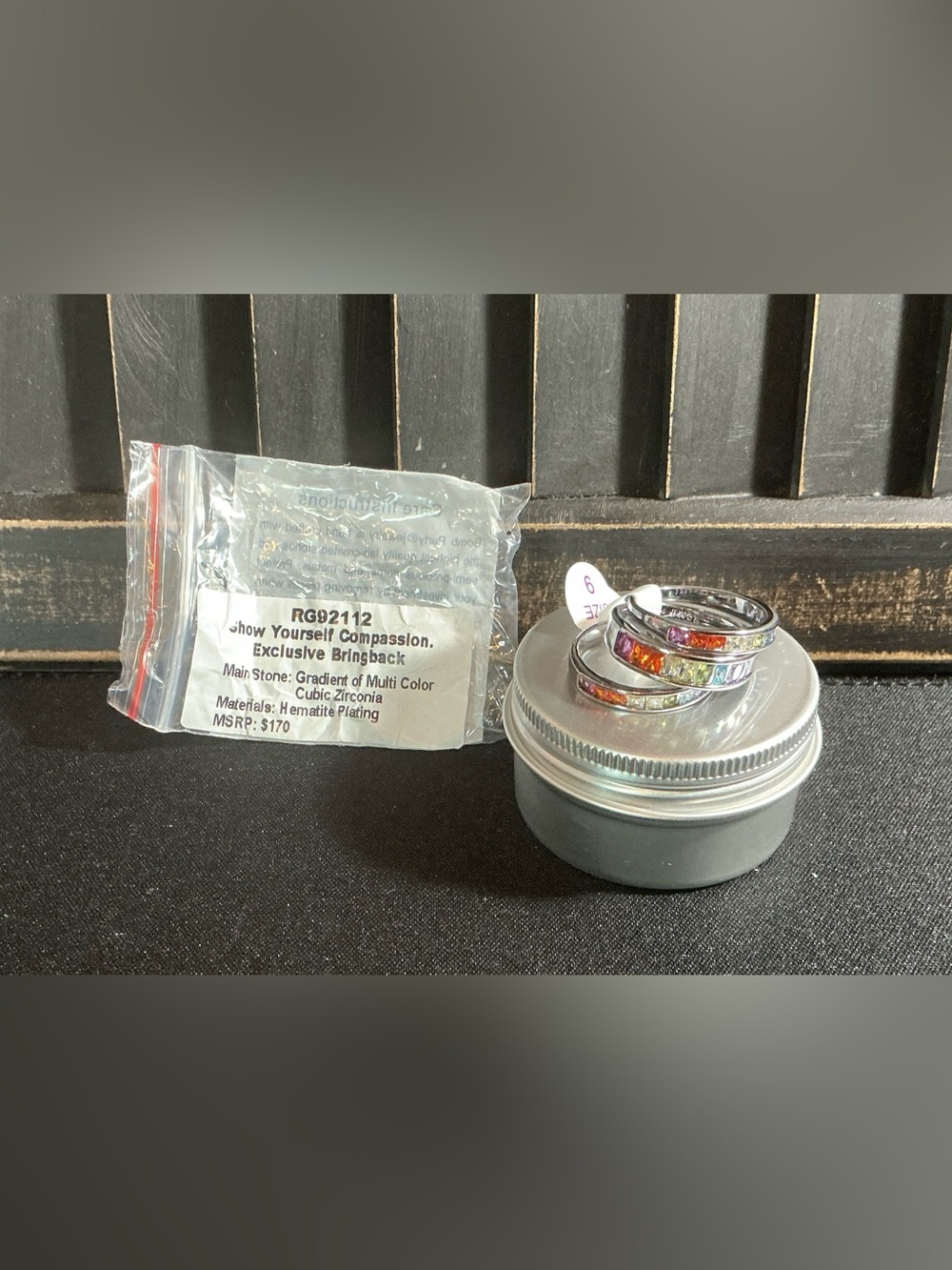 Bomb Party OG Exclusive Bringback Ring “Show Yourself Compassion” RG92112